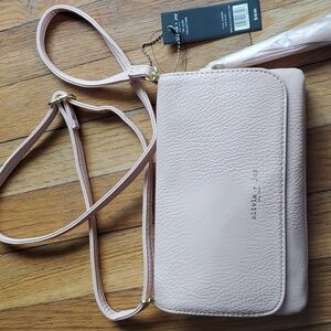 Olivia & Joy New York the Lilian collection blush bag clutch NWT
